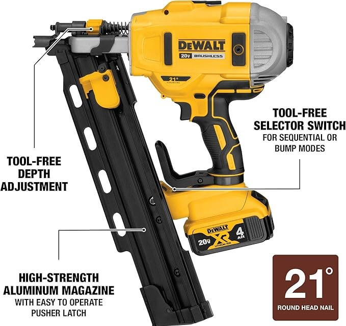 21 degree framing nailer