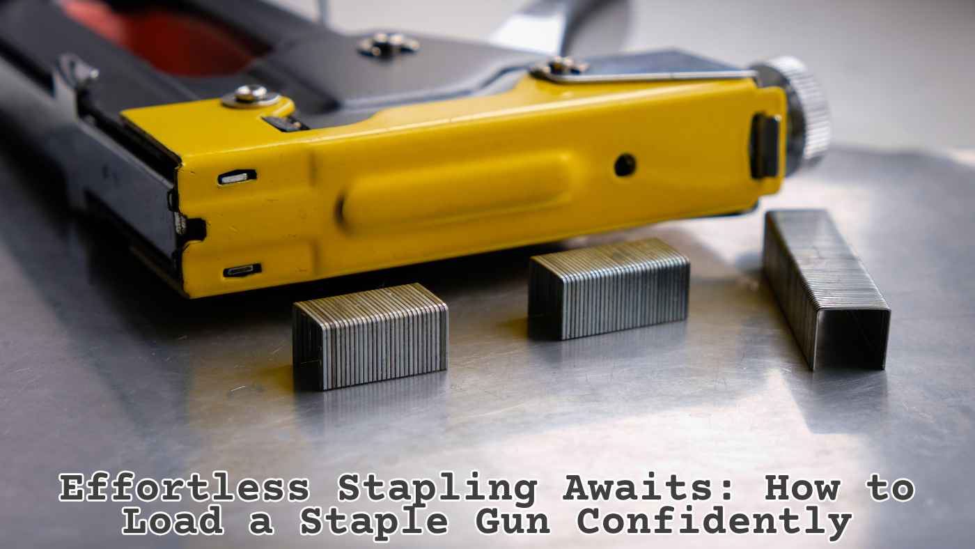 How to Load a Staple Gun