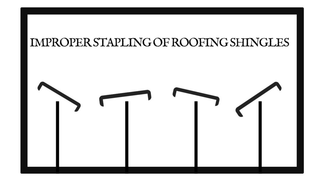 Improper Staplig of Roofing Shingles