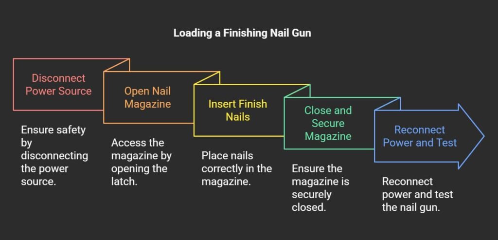 How to Load a Finishing Nail Gun