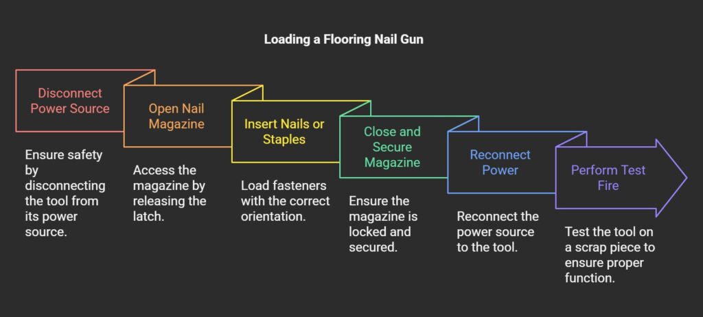 How to Load a Flooring Nail Gun