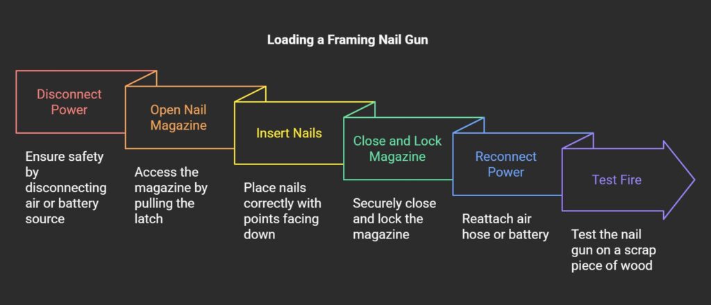 How to Load a Framing Nail Gun