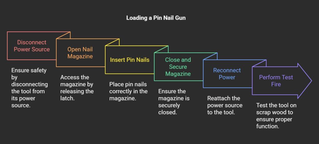 How to Load a Pin Nail Gun